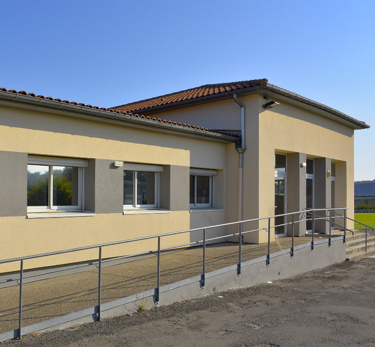 Batiment isolé par l'extérieur